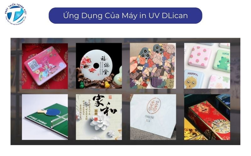Ứng dụng của máy in UV dlican